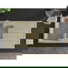 Mexen Andres chiuvetă de granit cu 1,5 compartiment cu picurător 1000 x 500 mm, Bej, sifon Auriu - 6515101510-69-G