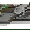 Mexen Andres chiuvetă de granit cu 1,5 compartiment cu picurător 1000 x 500 mm, gri, sifon Auriu - 6515101510-71-G