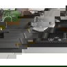Mexen Andres chiuvetă de granit cu 1,5 compartiment cu picurător 1000 x 500 mm Neagră picățele, sifon Auriu - 6515101510-76-G