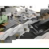 Mexen Andres 1.5-medencés gránit mosogató edényszárítóval 1000 x 500 mm Fekete foltos, szifon Arany - 6515101510-76-G