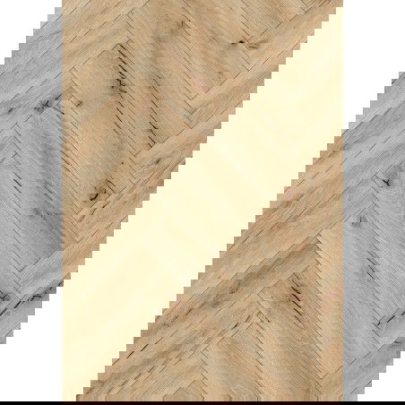 Mexen Buffalo panouri vinil heringbone 635 x 127 mm SPC 6,5 mm substrat 1,5 mm, 4 V-Fuga, Stejar - F1190-0635-127-505-4V1-01