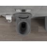 Mexen Rico vas wc fără ramă cu capac cu închidere lentă slim, duroplast, gri închis mat - 30724071