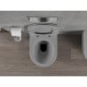 Mexen Rico perem nélküli wc csésze leeresztő automatikás ülőkével, Duroplaszt, Világosszürke matt - 30724061