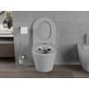 Mexen Rico Rimless WC csésze lassan záródó vékony ülőkével, duroplast, világosszürke matt - 30724061