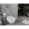 Mexen Elis Rimless WC csésze lassan lecsukódó Slim fenékkel, duroplas, fényes fehér - 30910700