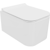 Mexen Elis Rimless WC csésze lassan lecsukódó Slim fenékkel, duroplas, fényes fehér - 30910700