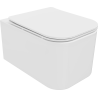Mexen Elis Rimless WC csésze lassan záródó, vékony duroplast ülőkével, fényes fehér - 30910600