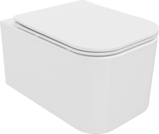 Mexen Elis Rimless WC csésze lassan záródó, vékony duroplast ülőkével, fényes fehér - 30910600