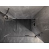 Mexen Lunar Duo cabină de duș cu deschidere dreaptă 115 x 85 cm, transparentă, gri-armat periat - 834-115P-085L-66-00