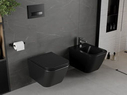 Mexen Madox bideu montat pe perete, Negru mat - 35155170