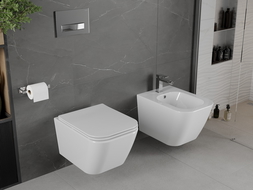 Bidet suspendat Mexen Madox, alb - 35155100