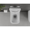 Mexen Madox Rimless wc csésze lassan záródó slim ülőkével, duroplast, fényes fehér - 30154000