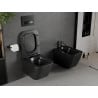 Mexen Madox vas wc Rimless cu capac cu închidere lentă slim, duroplast, negru mat - 30154070