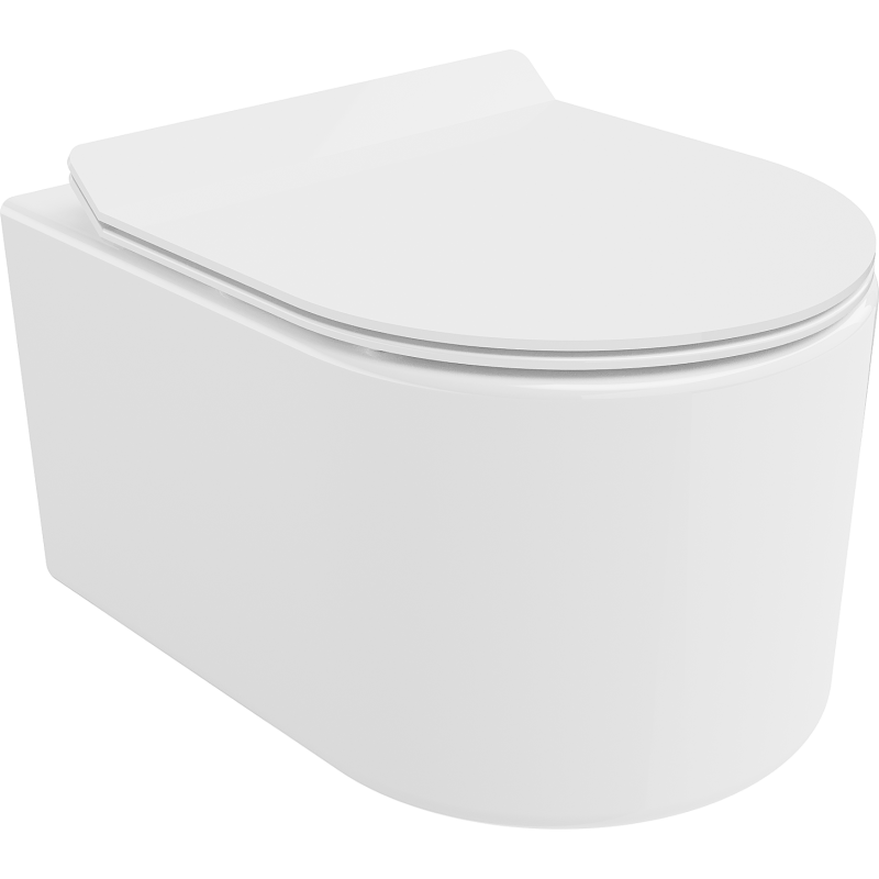 Mexen Sofia vas WC fără margini cu capac cu închidere lentă slim, duroplast, alb lucios - 30540100