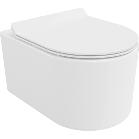 Mexen Sofia vas WC fără margini cu capac cu închidere lentă slim, duroplast, alb lucios - 30540100