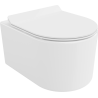 Mexen Sofia Rimless WC-csésze lassan záródó WC-ülőkével slim, duroplast, fényes fehér - 30540100