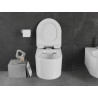 Mexen Sofia Rimless WC-csésze lassan záródó WC-ülőkével slim, duroplast, fényes fehér - 30540100
