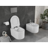 Mexen Sofia vas de toaletă fără margine cu capac cu închidere lentă slim, duroplast, alb lucios - 30540100