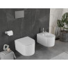 Mexen Sofia Rimless WC csésze lassan záródó slim üléssel, duroplast, fényes fehér - 30540300