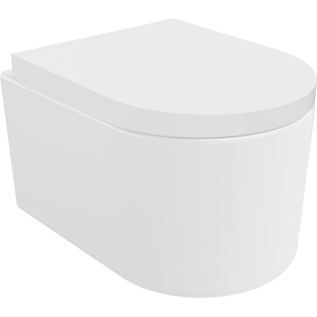 Mexen Sofia Rimless WC csésze lassan záródó kemény, duroplast, fényes fehér - 30540200