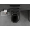 Mexen Sofia vas de toaletă Rimless cu capac slim cu închidere lentă , duroplast, Negru mat - 30540185