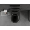 Mexen Sofia vas de toaletă Rimless cu capac cu închidere lentă slim, duroplast, negru mat - 30541085