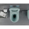 Mexen Lena vas de toaletă Rimless cu capac cu închidere lentă slim, duroplast, verde deschis mat - 30224048