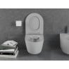 Mexen Lena vas wc rimless cu capac slim cu închidere lentă, duroplast, gri deschis mat - 30224061