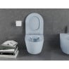 Mexen Lena toaletă WC fără margini cu capac cu închidere lentă slim, duroplast, gri-albastru mat - 30224069
