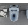Mexen Lena perem nélküli wc csésze leeresztő automatikás ülőkével, duroplast, Szürke-Kék matt - 30224069