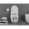 Mexen Lena vas WC fără margini cu capac slim cu închidere lentă, duroplast, model alb - 30224099