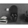 Mexen Lena toaletă wc Rimless cu capac cu închidere lentă slim, duroplast, negru mat - 30220185