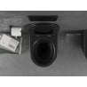 Mexen Lena vas de toaletă Rimless cu capac slim cu închidere lentă , duroplast, Negru mat - 30221085