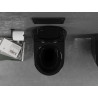 Mexen Lena vas wc Rimless cu capac cu închidere lentă slim, duroplast, negru lucios - 30224070