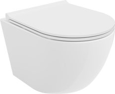 Mexen Lena vas wc Rimless cu capac soft close slim, duroplast, alb lucios - 30220500