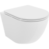 Mexen Lena wc csésze Rimless lassan csukódó Slim üléssel, duroplast, fényes fehér - 30220300