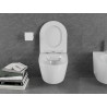 Mexen Lena wc csésze Rimless lassan csukódó Slim üléssel, duroplast, fényes fehér - 30220300