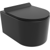 Mexen Sofia vas wc Rimless cu capac cu închidere lentă slim, duroplast, negru mat - 30540185