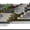Mexen Matias chiuvetă de granit cu 1,5 compartiment cu picurător 900 x 505 mm, Bej, sifon Auriu - 6502901505-69-G
