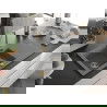 Mexen Matias chiuvetă de granit cu 1,5 compartiment cu picurător 900 x 505 mm, gri, sifon Auriu - 6502901505-71-G