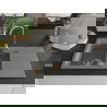 Mexen Matias 1.5-medencés gránit mosogató rövid edényszárítóval 900 x 505 mm, Szürke, szifon Arany - 6502901505-71-G