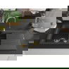 Mexen Matias chiuvetă de granit cu 1,5 compartiment cu picurător 900 x 505 mm, Neagră picățele, sifon Auriu - 6502901505-76-G