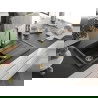 Mexen Bruno chiuvetă din granit cu 1 compartiment cu picurător 795 x 495 mm, Neagră, sifon Auriu - 6513791010-77-G