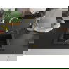 Mexen Vito chiuvetă de granit cu 1 compartiment 520 x 490 mm, Neagră/Auriu metalic, sifon Auriu - 6503521000-75-G