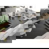 Mexen Vito chiuvetă de granit cu 1 compartiment 520 x 490 mm, Neagră/Auriu metalic, sifon Auriu - 6503521000-75-G