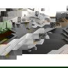 Mexen Vito chiuvetă de granit cu 1 compartiment 520 x 490 mm, Neagră picățele, sifon Auriu - 6503521000-76-G
