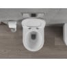 Mexen Rico perem nélküli wc csésze leeresztő automatikás ülőkével, Duroplaszt, Fehér - 30720100