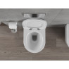 Mexen Rico vas de toaletă wc Rimless cu capac cu închidere lentă slim, duroplast, alb lucios - 30720100