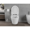 Mexen Rico vas de toaletă wc Rimless cu capac cu închidere lentă slim, duroplast, alb lucios - 30720100