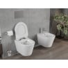 Mexen Rico perem nélküli wc csésze leeresztő automatikás ülőkével, Duroplaszt, Fehér - 30720100
